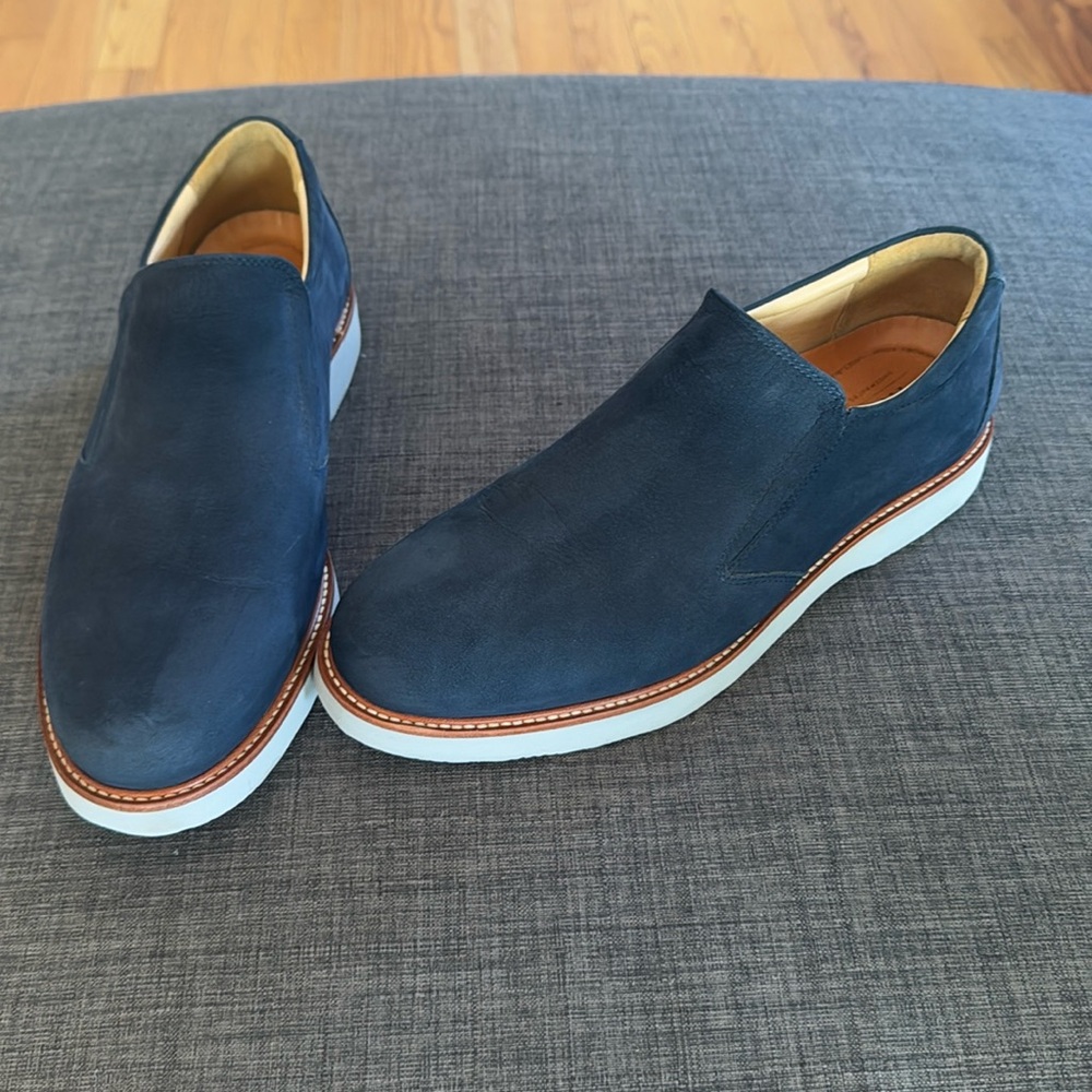 Samuel Hubbard navy suade men’s shoes 10.5